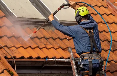 Démoussage et hydrofuge de toiture à Coiserette